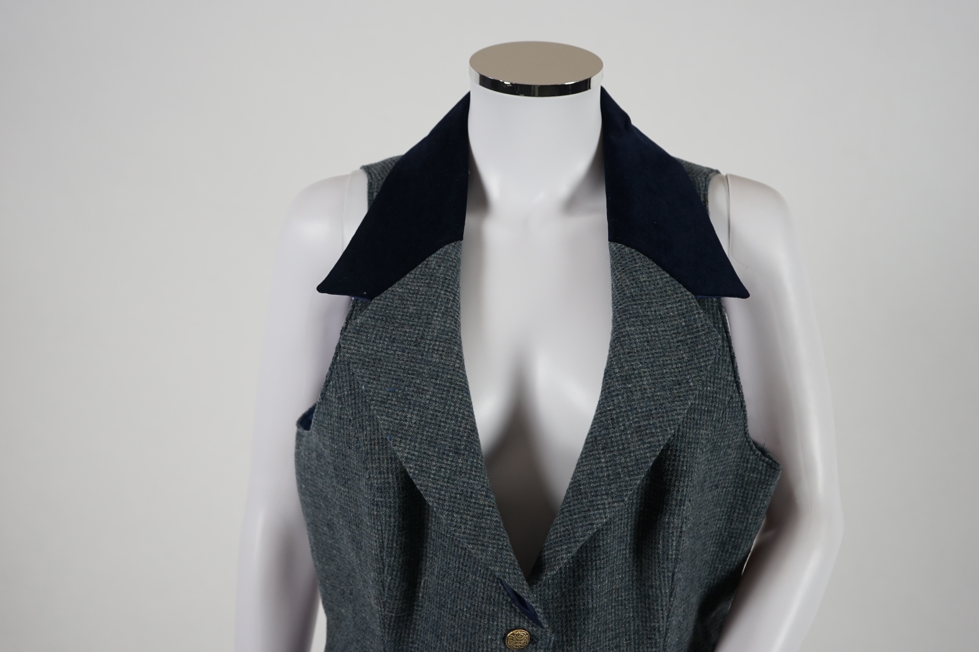 Five lady's waistcoats. Approx size 14-16 Proceeds to Happy Paws Puppy Rescue